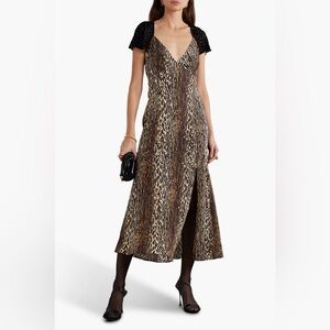 NWT - Rixo Angelina Dress - Leopard